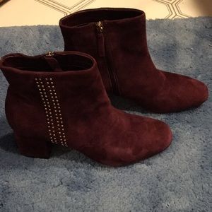Burgundy Booties Brand New